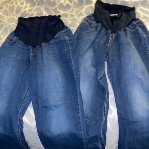 Lot of 2 Jessica Simpson Maternity Jeans Plus Size